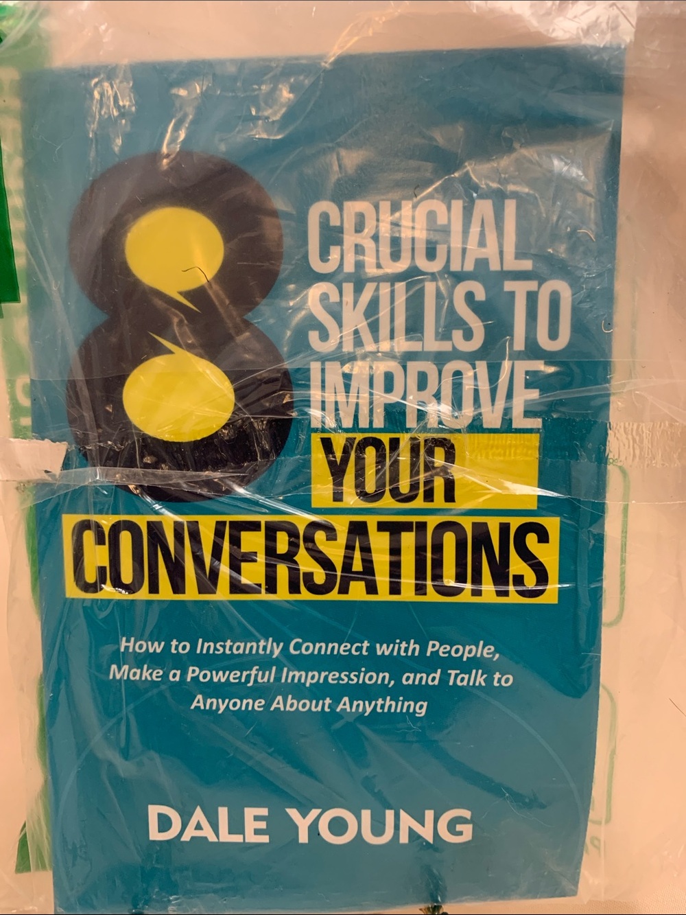 8 Crucial Skills to Improve Your Conversations - Turquoise & Yellow Paperback